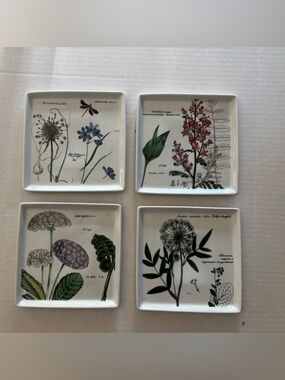 Rosanna Botanical Garden prints on Ceramic Plates